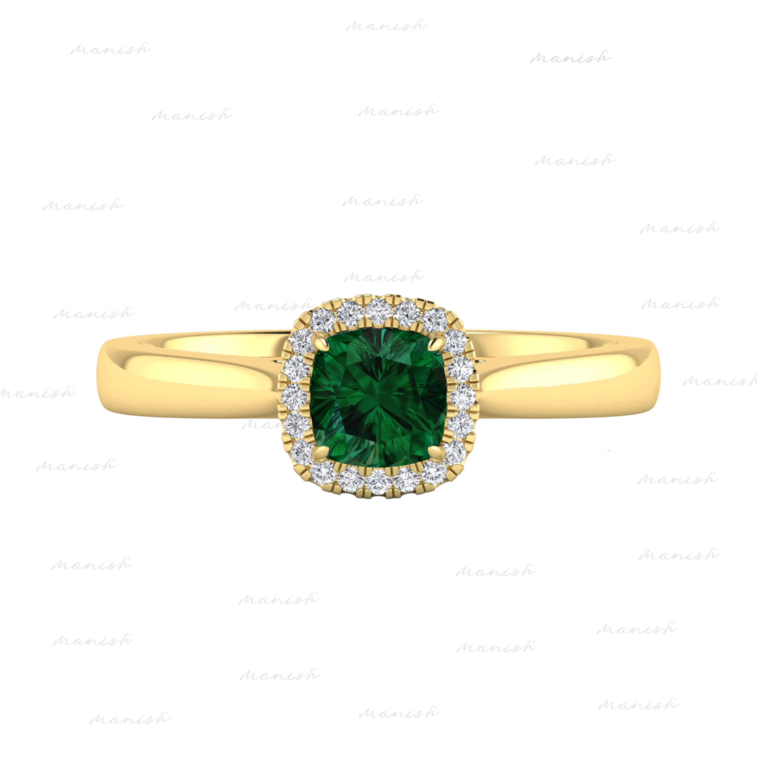 Earla Diamond and Emerald Ring